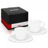 Alessi KU Filiżanki ze Spodkiem do Kawy Espresso 70 ml 4 Szt.